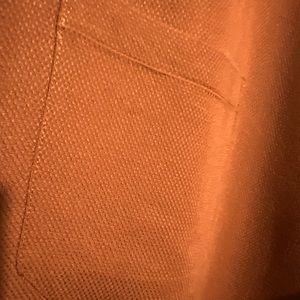 Joseph Abboud Shirt Traveler Button-up Short Sleeve Burnt Orange Sz X Large